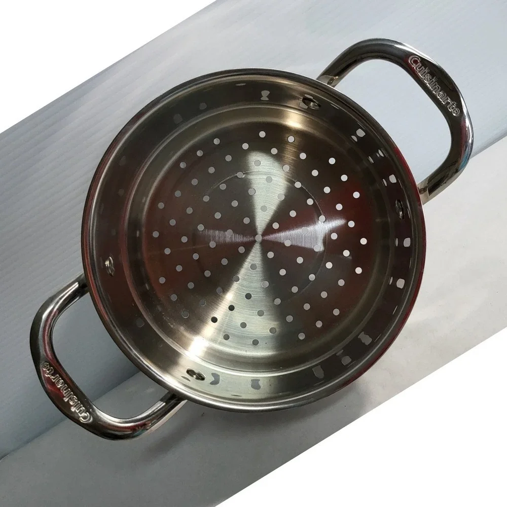 Cuisinart Steamer Insert Stainless Steel CookwareKitchen Accessory Size 4 Quarts